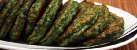 оладьи с яйцом и зеленью. Шаг 6