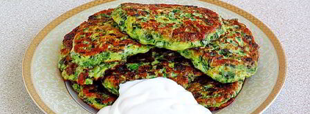 оладьи с зеленым луком. Шаг 7