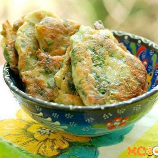 Рецепт оладьи со шпинатом