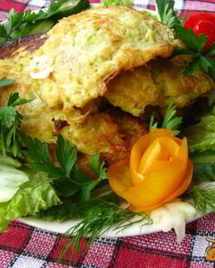 Овощные оладьи