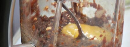 печеночные оладьи с пюре и грибным соусом. Шаг 4