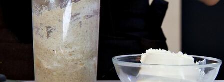 печеночные оладьи с пюре и грибным соусом. Шаг 7