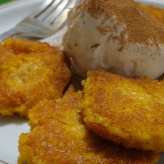 Рецепт постные тыквенно-овсяные оладьи