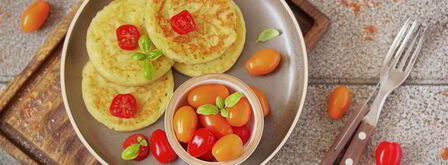 пышные оладьи из кабачков. Шаг 7