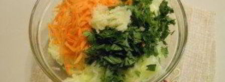 самые вкусные оладьи из кабачков. Шаг 3