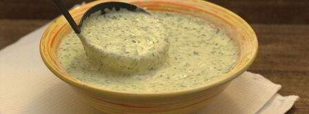 шпинатные оладьи с семгой. Шаг 4