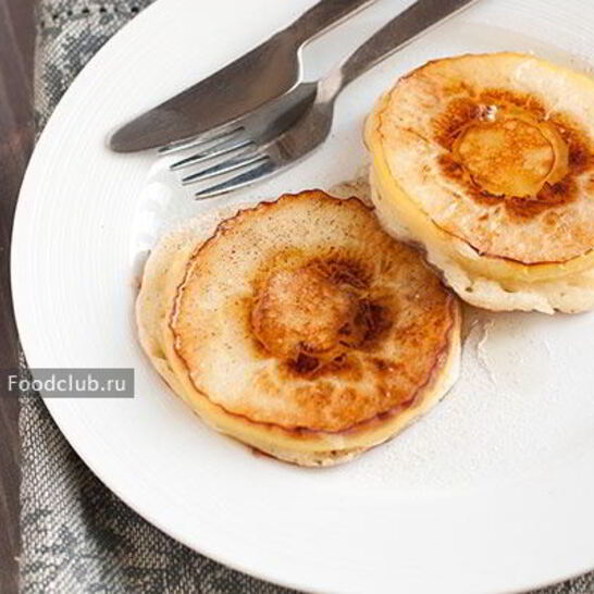 Рецепт яблочные оладьи
