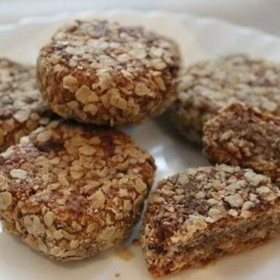 Рецепт бананово-овсяное печенье с корицей