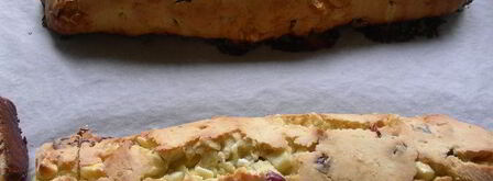 бискотти с белым шоколадом и клюквой. Шаг 6