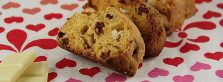 бискотти с белым шоколадом и клюквой. Шаг 9