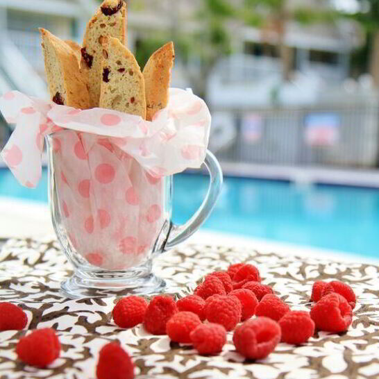 Рецепт бискотти с вяленой клюквой и орехами