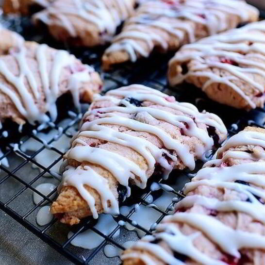 Рецепт черничное печенье