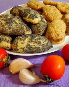 Чесночное печенье