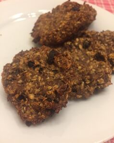 Диетическое овсяное печенье с бананом