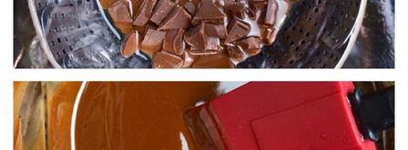 двойное шоколадное печенье с имбирно-кофейными нотками. Шаг 3