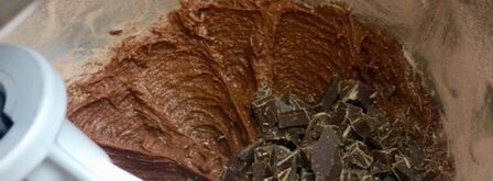 двойное шоколадное печенье с имбирно-кофейными нотками. Шаг 8