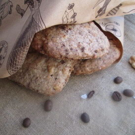 Рецепт итальянское шоколадно-ореховое печенье с солью