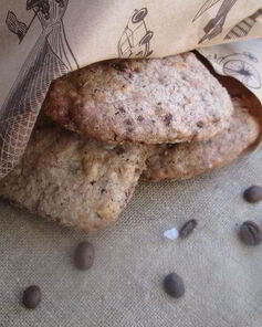 Итальянское шоколадно-ореховое печенье с солью