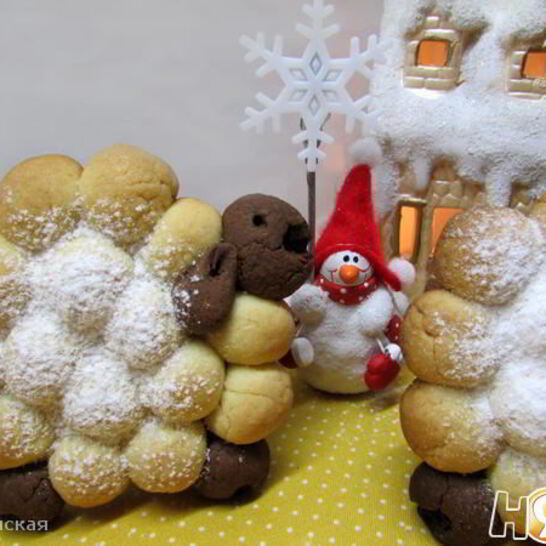 Рецепт новогоднее печенье овечки