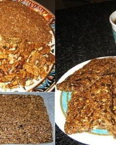 Овсяное печенье с изюмом, черносливом и семенами льна