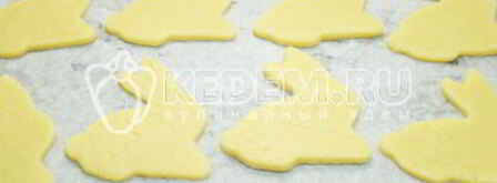 пасхальное печенье пасхальные кролики. Шаг 8