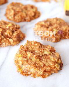 Печенье из банана и кокосовой стружки