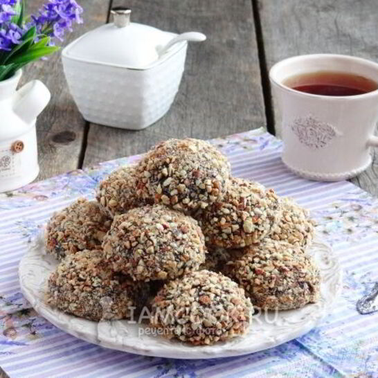 Рецепт печенье каштаны