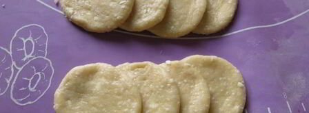 печенье розочки из творожного теста. Шаг 9
