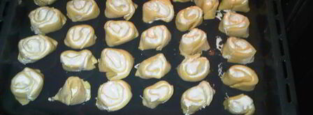 печенье с безе розочка. Шаг 4