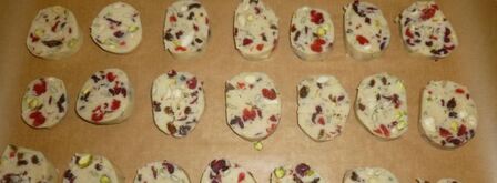 печенье с орехами и ягодами. Шаг 6