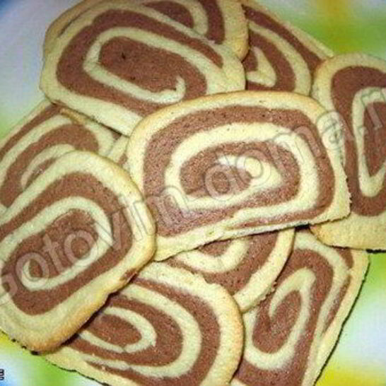 Рецепт печенье зебра