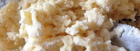 песочное печенье с горьким шоколадом, пармезаном и мятой. Шаг 4