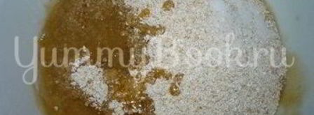 постное овсяно-медовое печенье. Шаг 4