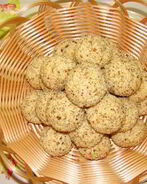 Постное печенье с орехами