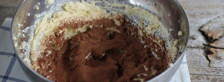 рождественское шоколадное печенье. Шаг 2