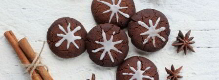 рождественское шоколадное печенье. Шаг 8