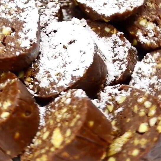 Рецепт сладкие колбаски из печенья