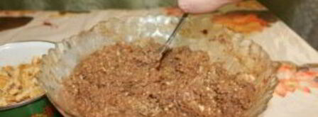 сладкие колбаски из печенья. Шаг 3