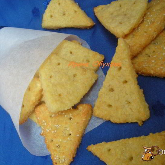 Рецепт сырное печенье