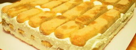 тирамису с творожным кремом и миндальным печеньем. Шаг 7