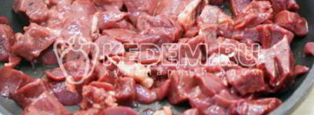 блинный пирог с печенью. Шаг 7