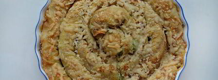 блинный рыбный пирог со шпинатом. Шаг 9