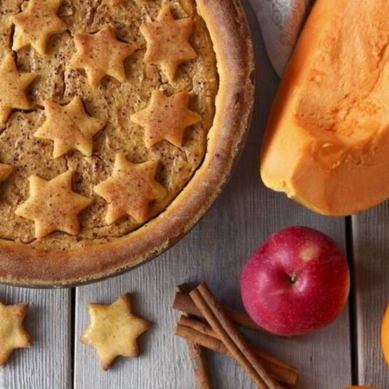 Рецепт дрожжевой пирог с тыквой и яблоками