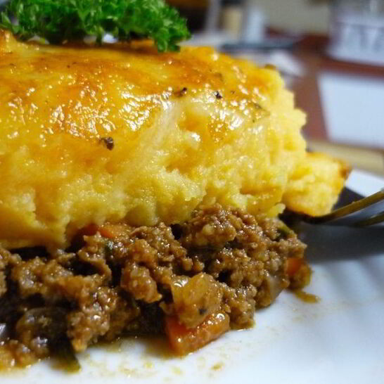 Рецепт картофельный пирог с фаршем