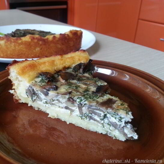 Рецепт картофельный пирог с шампиньонами