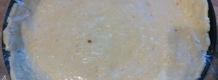 киш на творожном тесте с цветной капустой и черемшой. Шаг 5