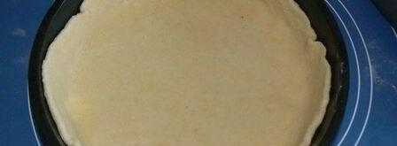 киш с копченой курицей и грибами. Шаг 6