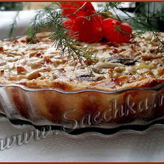 Рецепт киш с курицей