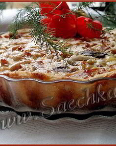 Киш с курицей