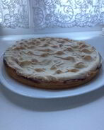 Клюквенный пирог с меренгами